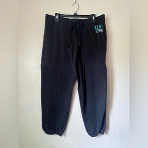 Aeropostale Kids Navy Joggers with Teal Logo 0151